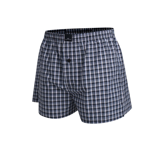 Götzburg 742597 5100 2 Pack Bleck Check Woven Boxer Shorts