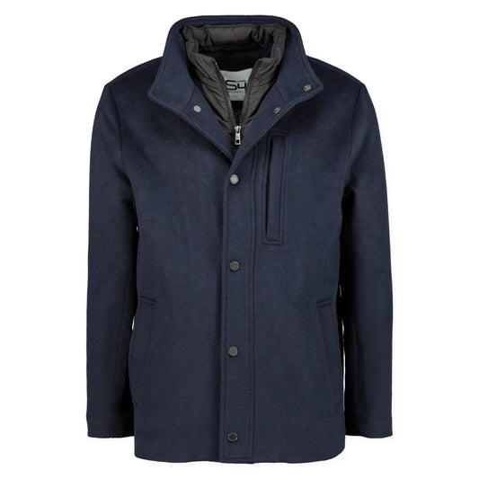 S4 74401 7735 000 0895 Rodger Navy Melange Coat