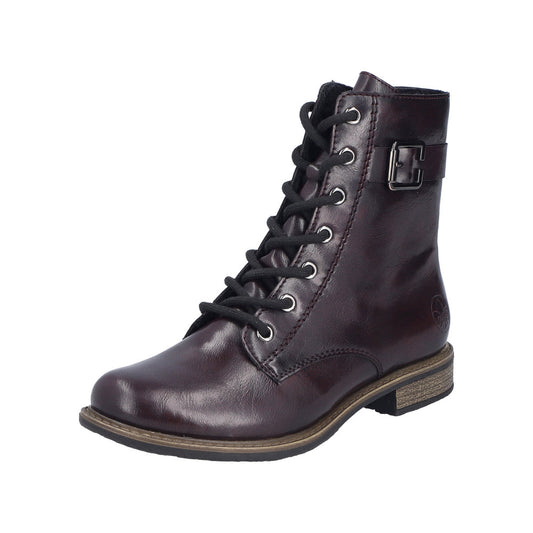Rieker 74802-35 Black Red Boots