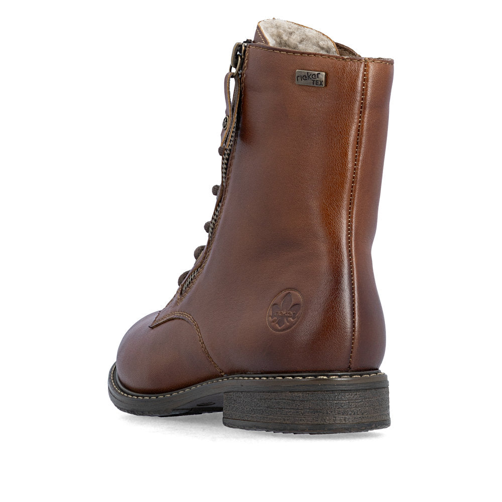 Rieker 74805-22 Brown Mid Height Boots