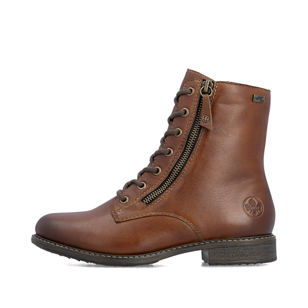 Rieker 74805-22 Brown Mid Height Boots