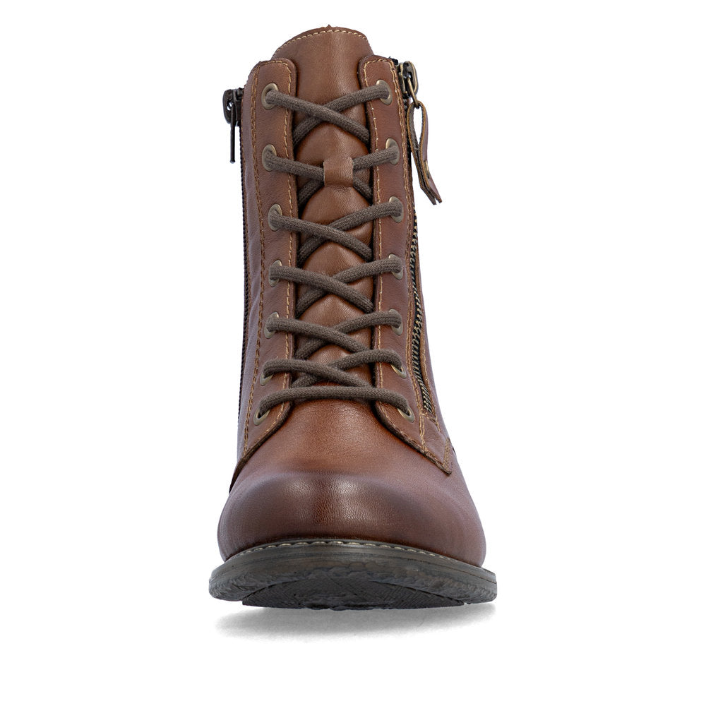 Rieker 74805-22 Brown Mid Height Boots