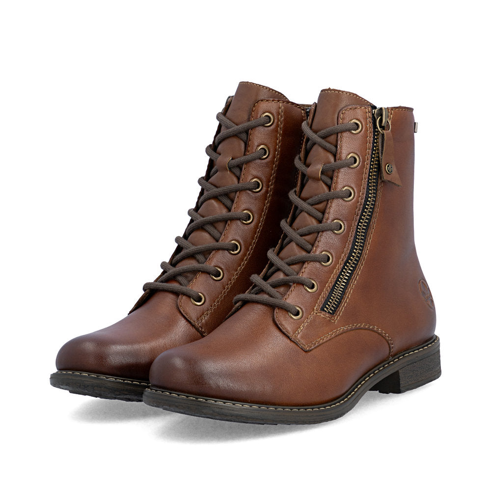 Rieker 74805-22 Brown Mid Height Boots