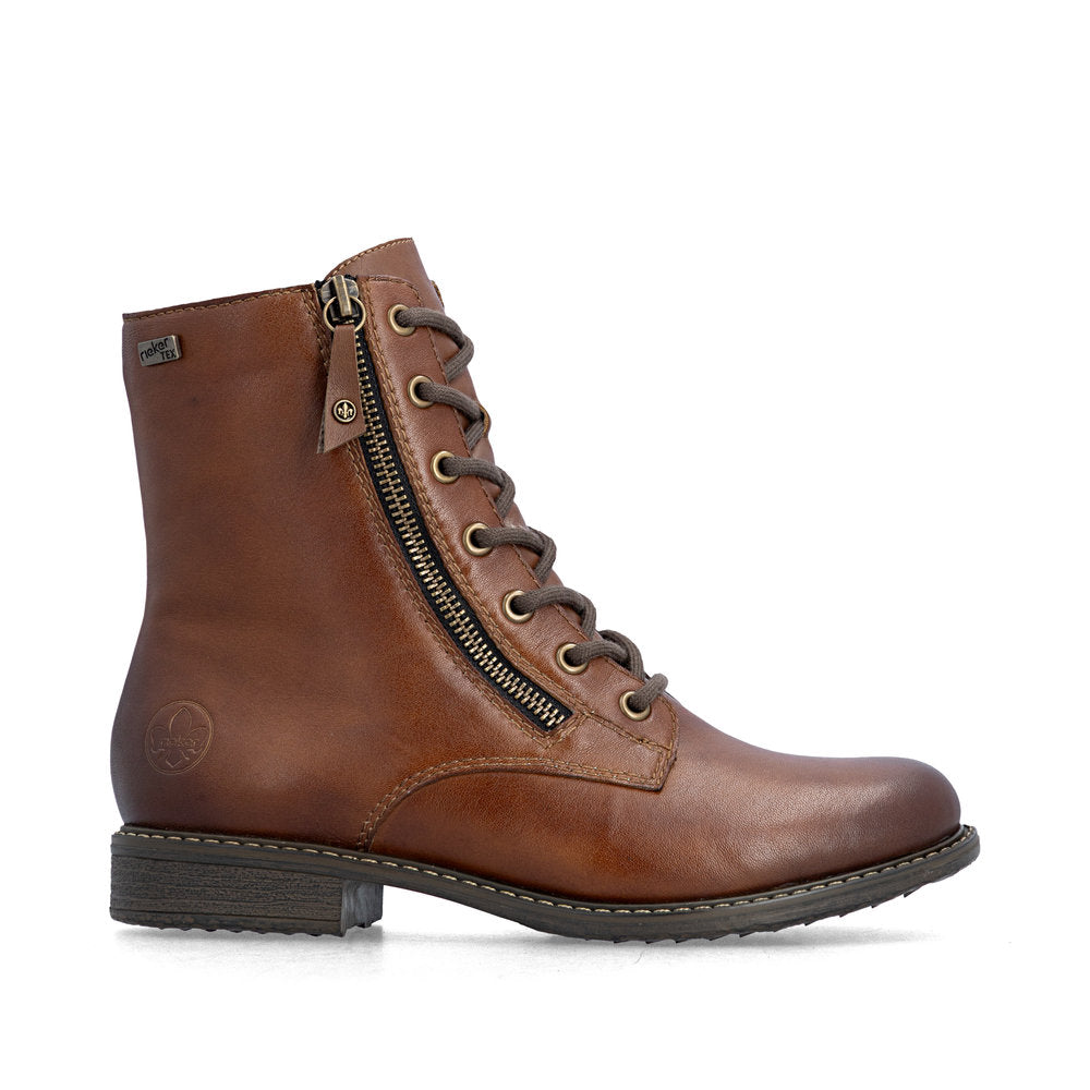 Rieker 74805-22 Brown Mid Height Boots