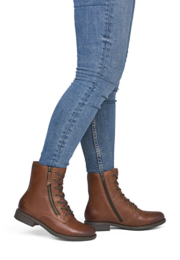 Rieker 74805-22 Brown Mid Height Boots