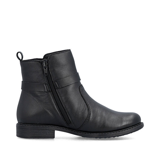 Rieker 74856-00 Black Mid Height Boots
