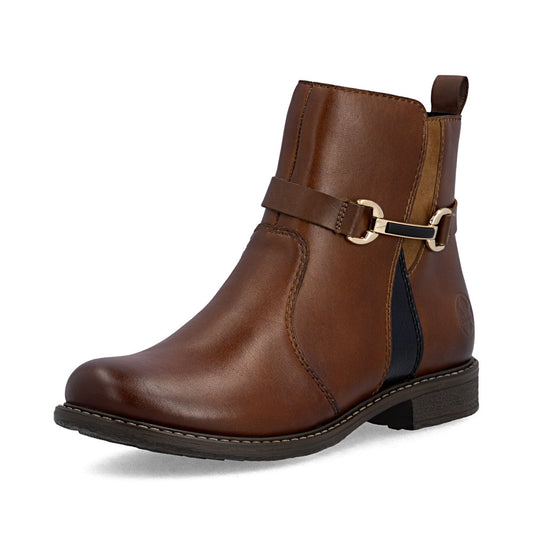 Rieker 74856-22 Brown Mid Height Boots