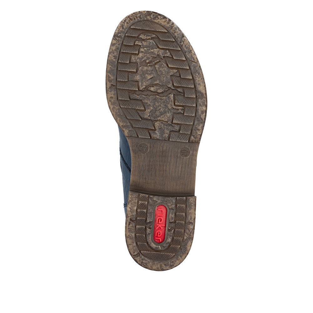 Rieker 74857-14 Blue Mid Height Boots