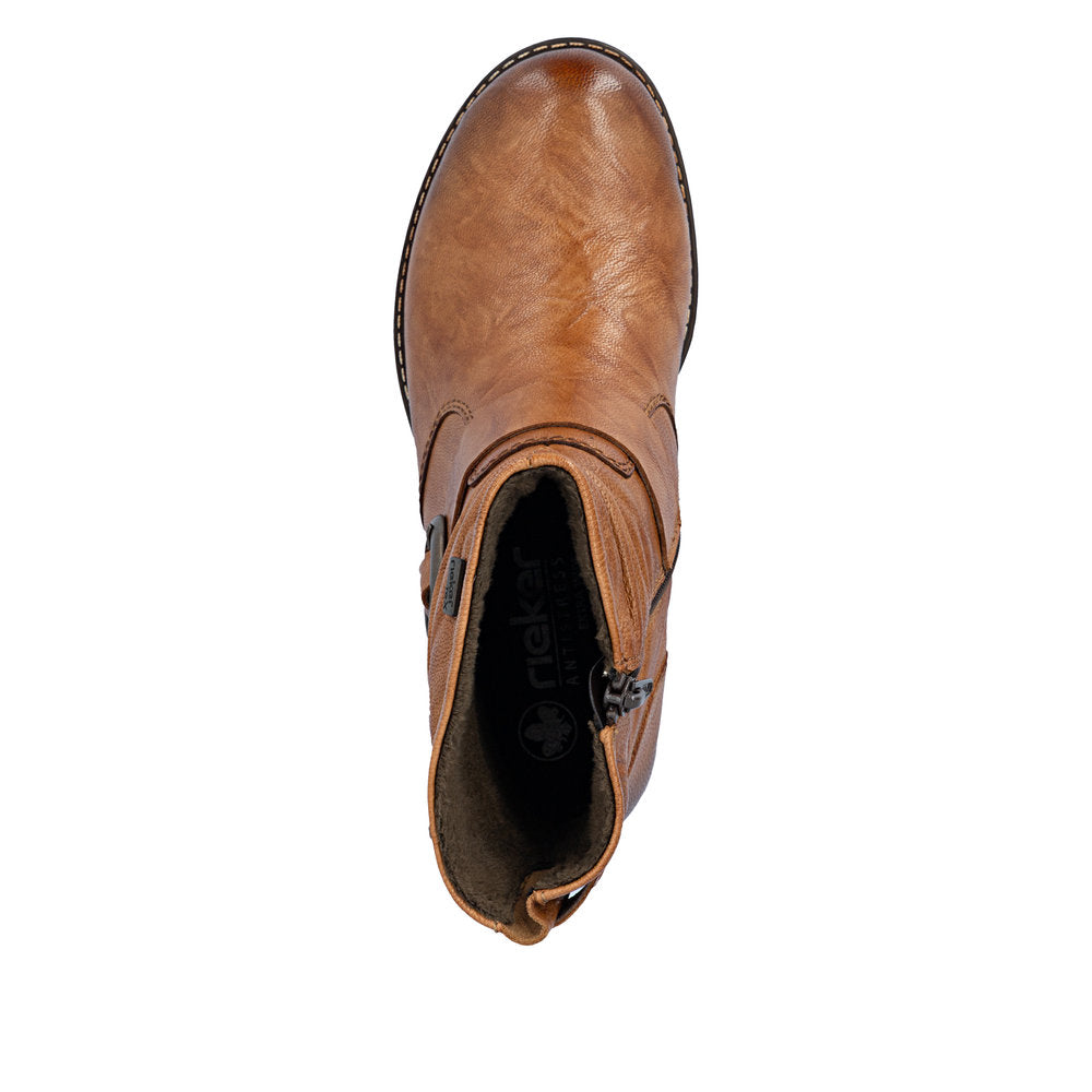 Rieker 74857-22 Brown Mid Height Boots