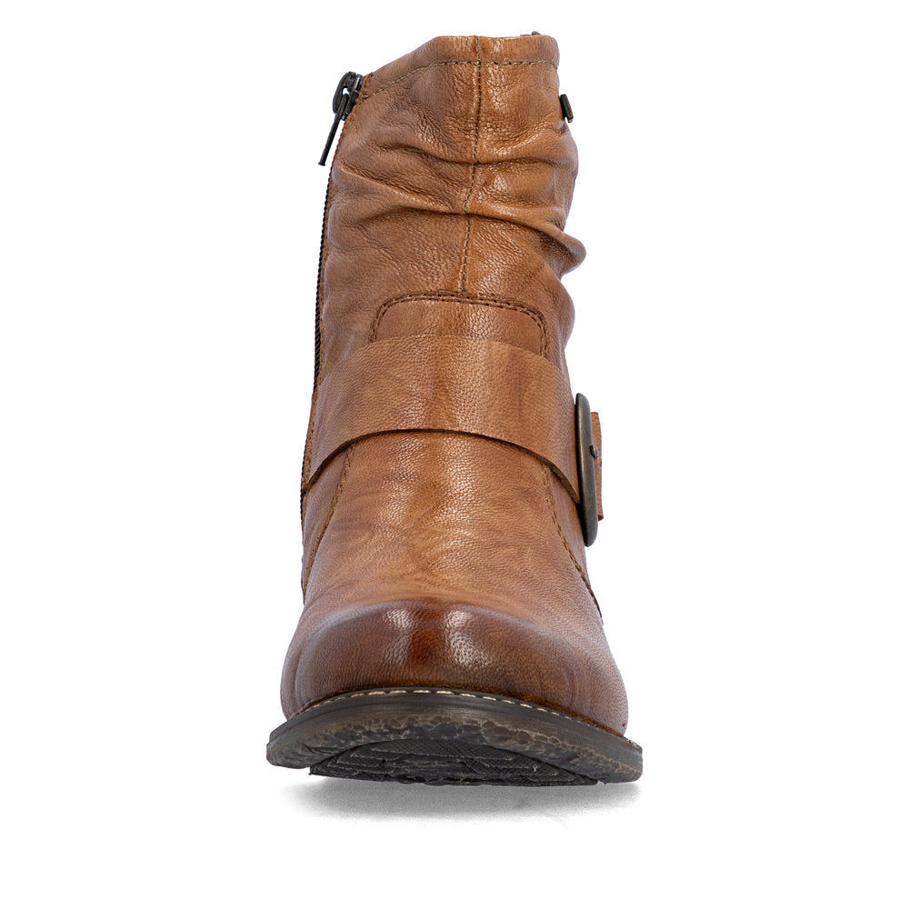 Rieker 74857-22 Brown Mid Height Boots