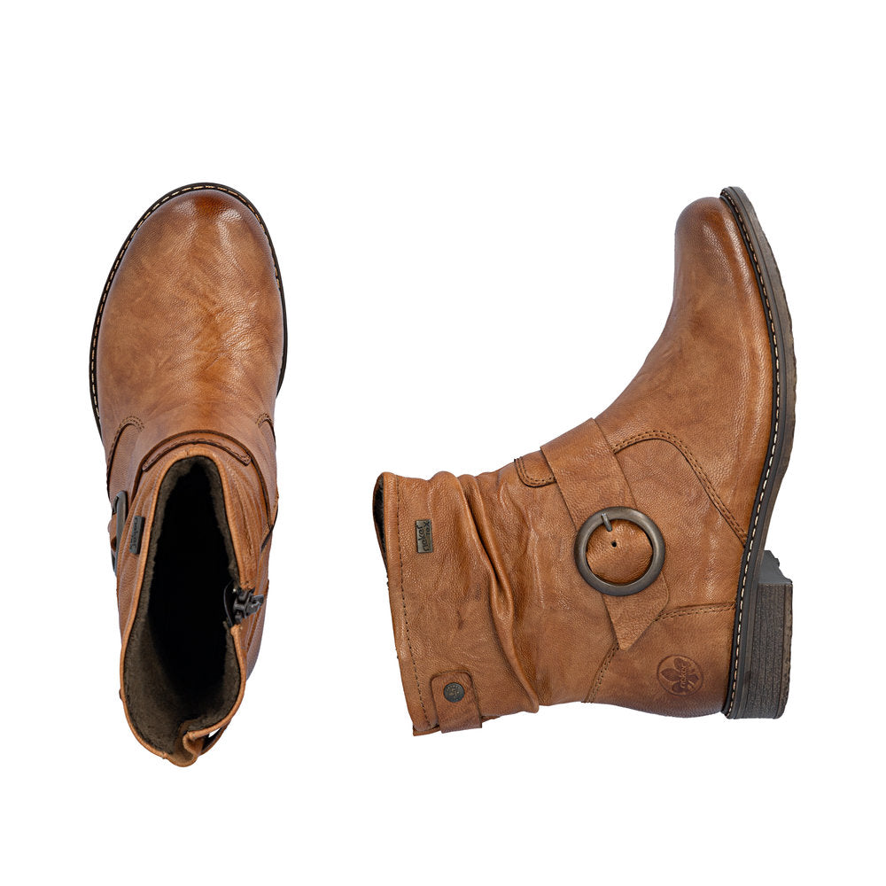 Rieker 74857-22 Brown Mid Height Boots
