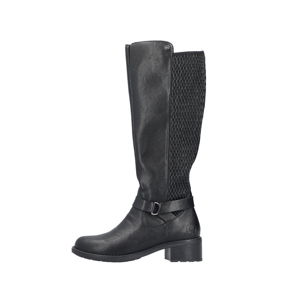Rieker 75490-00 Black Boots