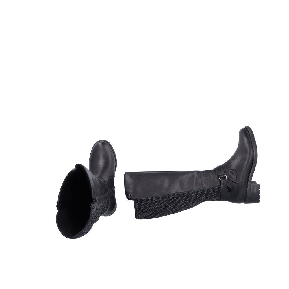 Rieker 75490-00 Black Boots