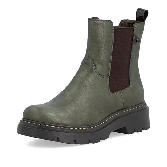 Rieker 76750-54 Green Mid Height Boots
