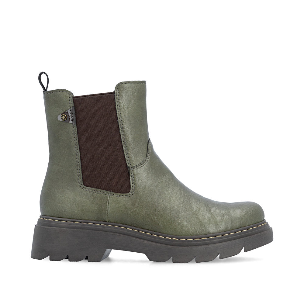 Rieker 76750-54 Green Mid Height Boots