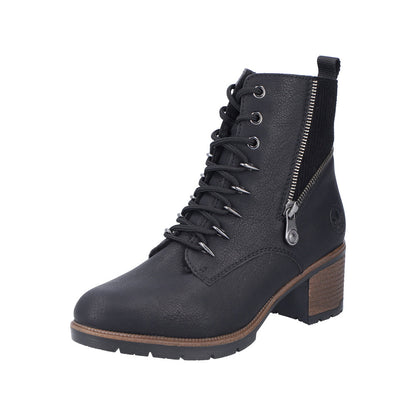 Rieker 77520-00 Black Boots