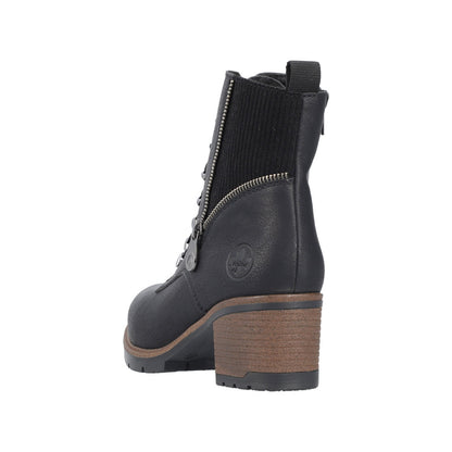 Rieker 77520-00 Black Boots