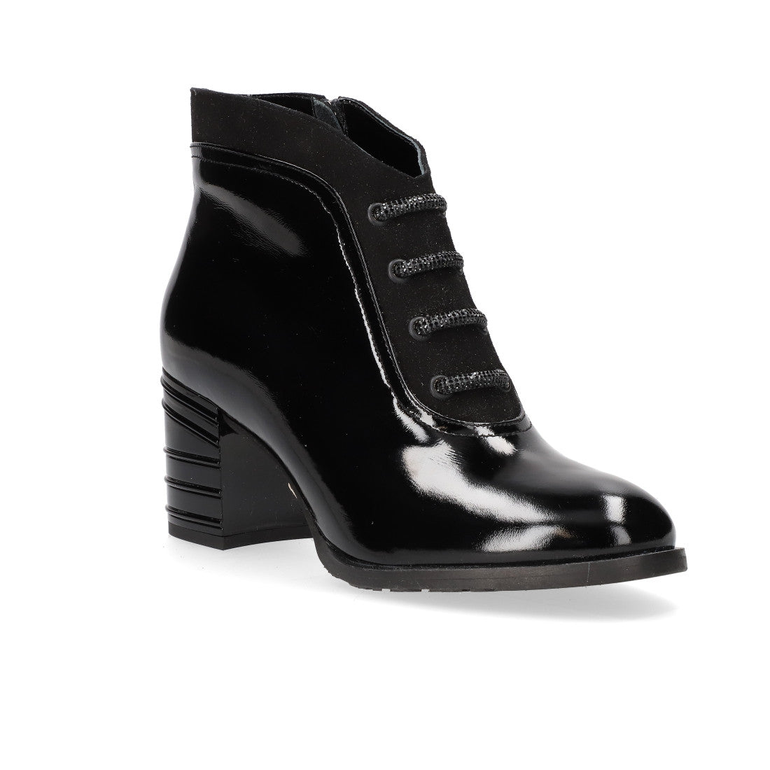 Bioeco By Arka 7773 1974+0026+1430 Black Patent Boots