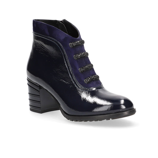 Bioeco By Arka 7773 255+1217+2719 Navy Patent Boots