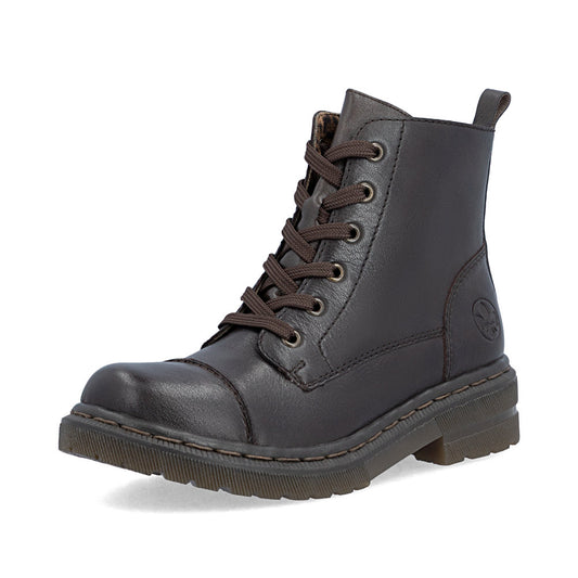 Rieker 78202-25 Brown Mid Height Boots