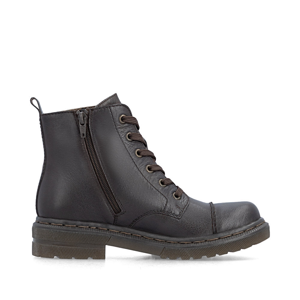 Rieker 78202-25 Brown Mid Height Boots