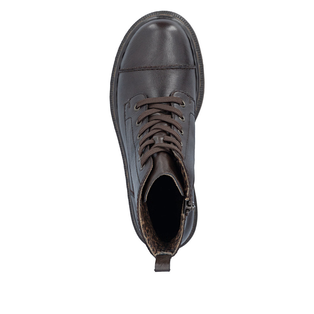 Rieker 78202-25 Brown Mid Height Boots