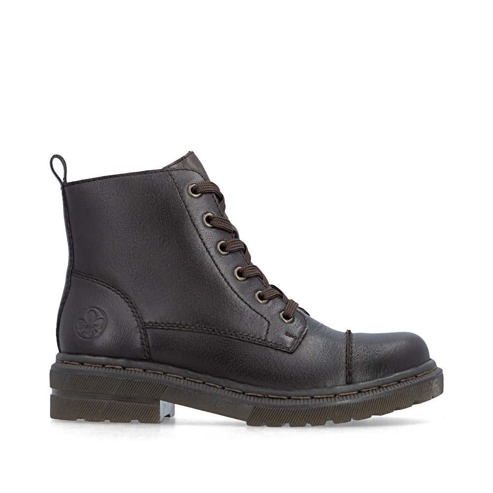 Rieker 78202-25 Brown Mid Height Boots
