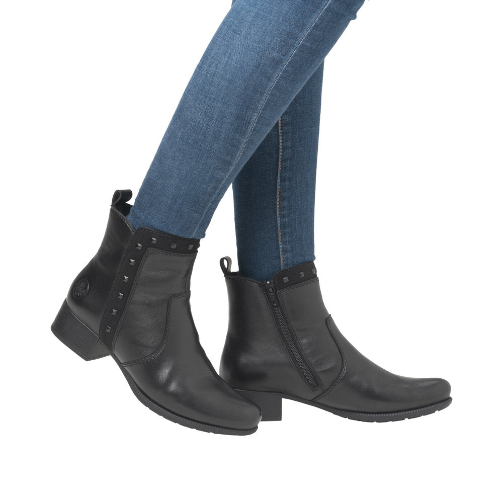 Rieker 78657-00 Black Boots