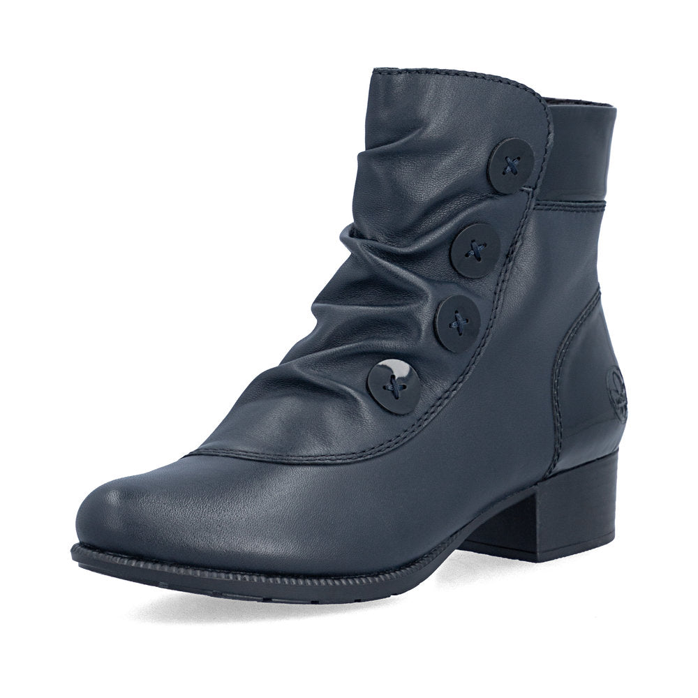 Rieker 78659-14 Blue Mid Height Boots