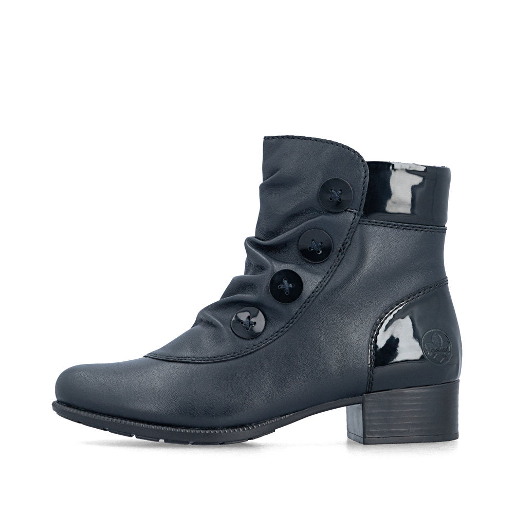 Rieker 78659-14 Blue Mid Height Boots