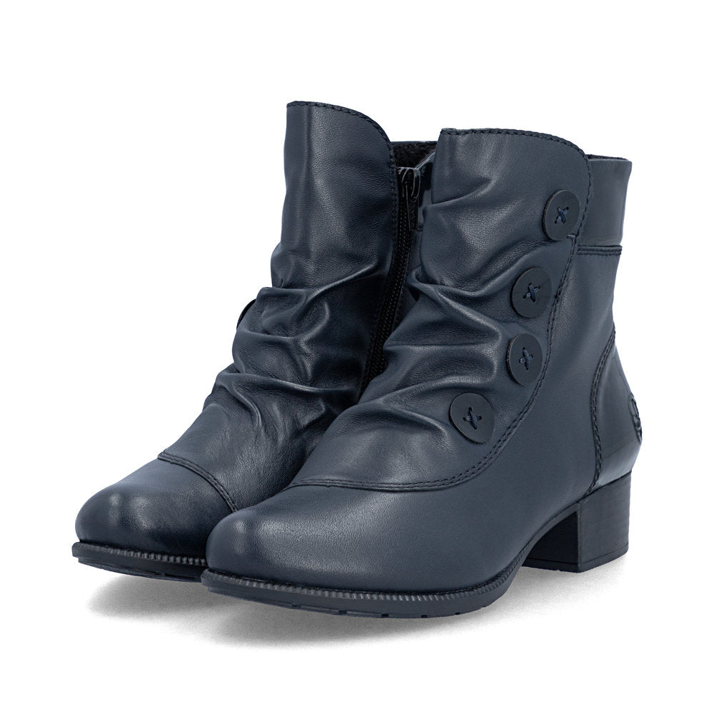 Rieker 78659-14 Blue Mid Height Boots