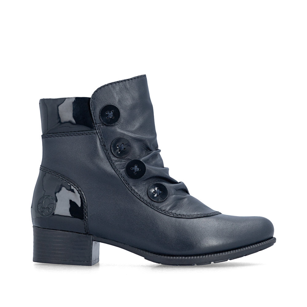 Rieker 78659-14 Blue Mid Height Boots