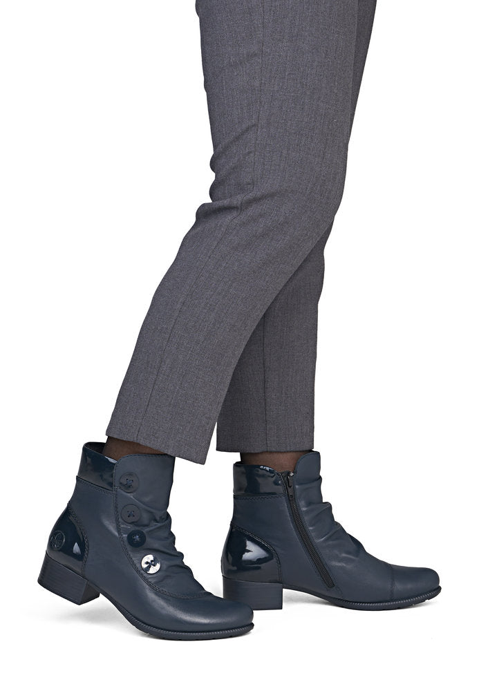 Rieker 78659-14 Blue Mid Height Boots