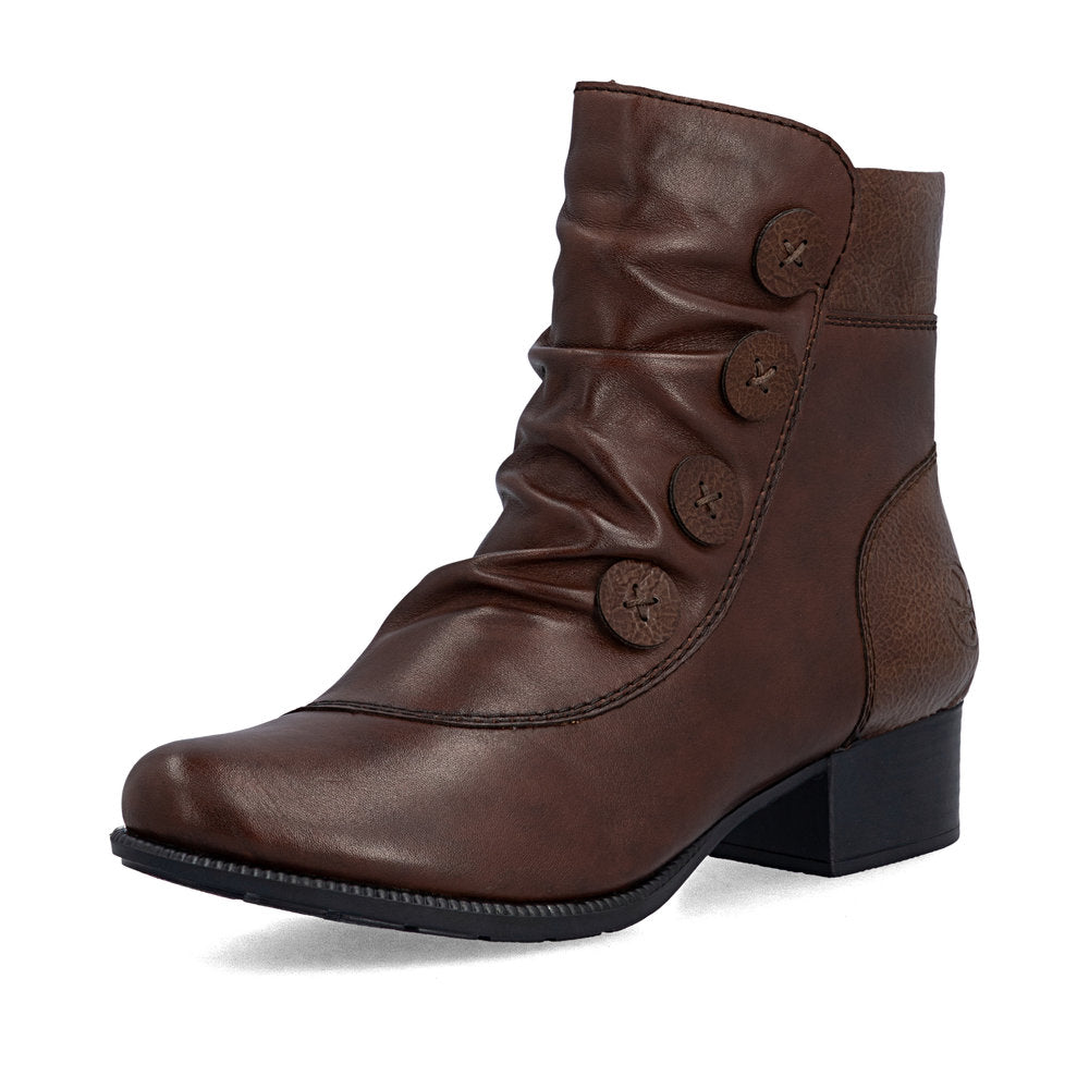 Rieker 78659-23 Brown Mid Height Boots