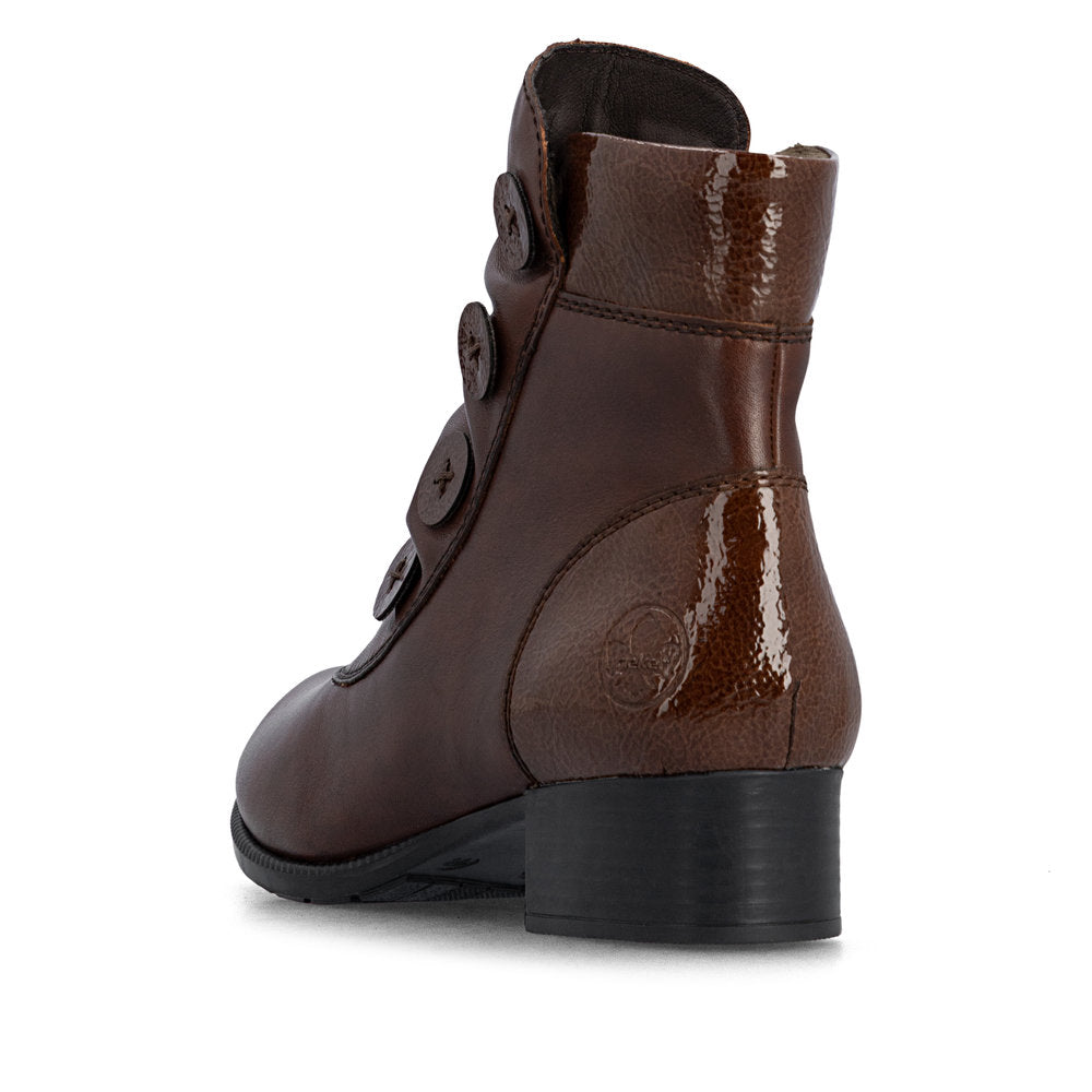 Rieker 78659-23 Brown Mid Height Boots