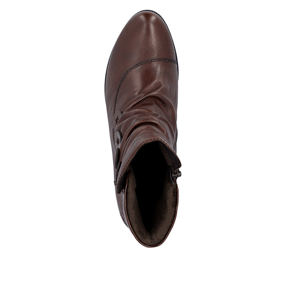 Rieker 78659-23 Brown Mid Height Boots
