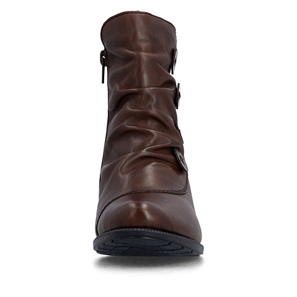 Rieker 78659-23 Brown Mid Height Boots