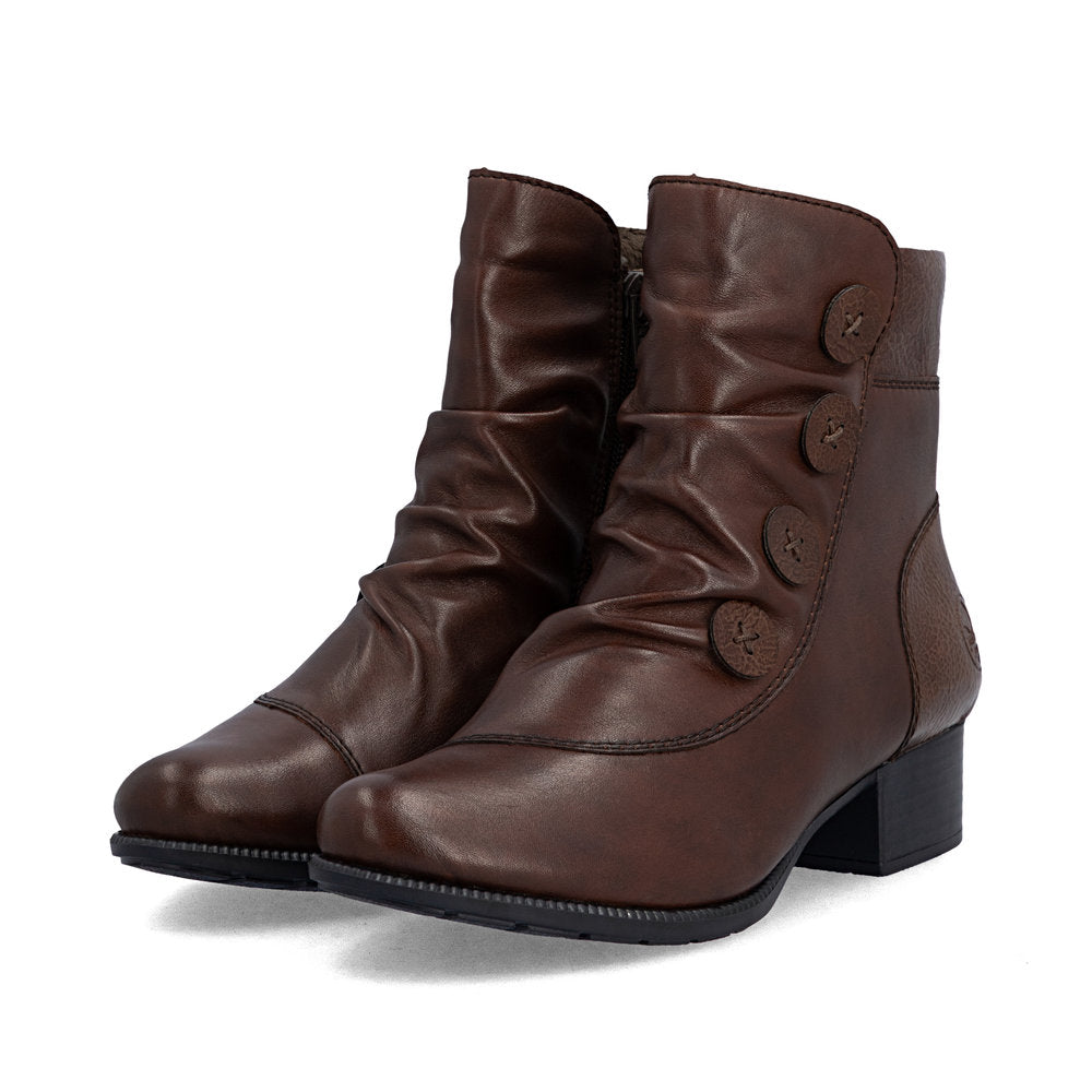 Rieker 78659-23 Brown Mid Height Boots