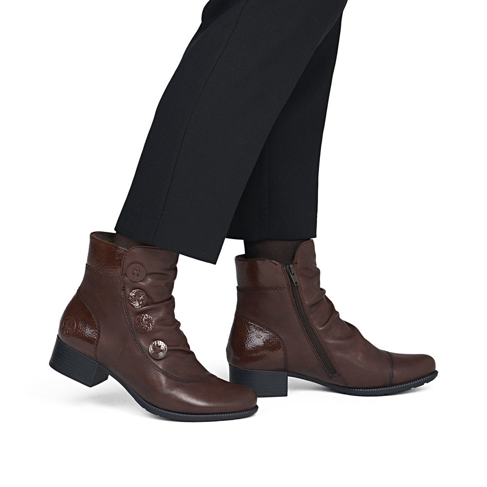 Rieker 78659-23 Brown Mid Height Boots