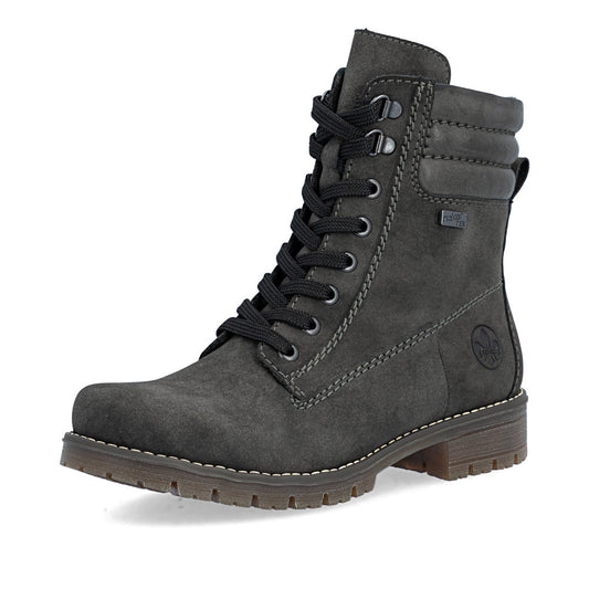 Rieker 79525-45 Grey Mid Height Boots