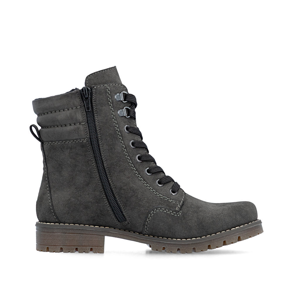 Rieker 79525-45 Grey Mid Height Boots