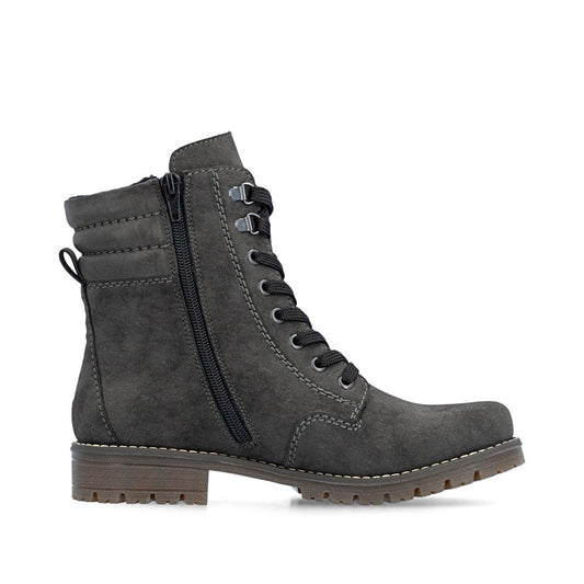 Rieker 79525-45 Grey Mid Height Boots