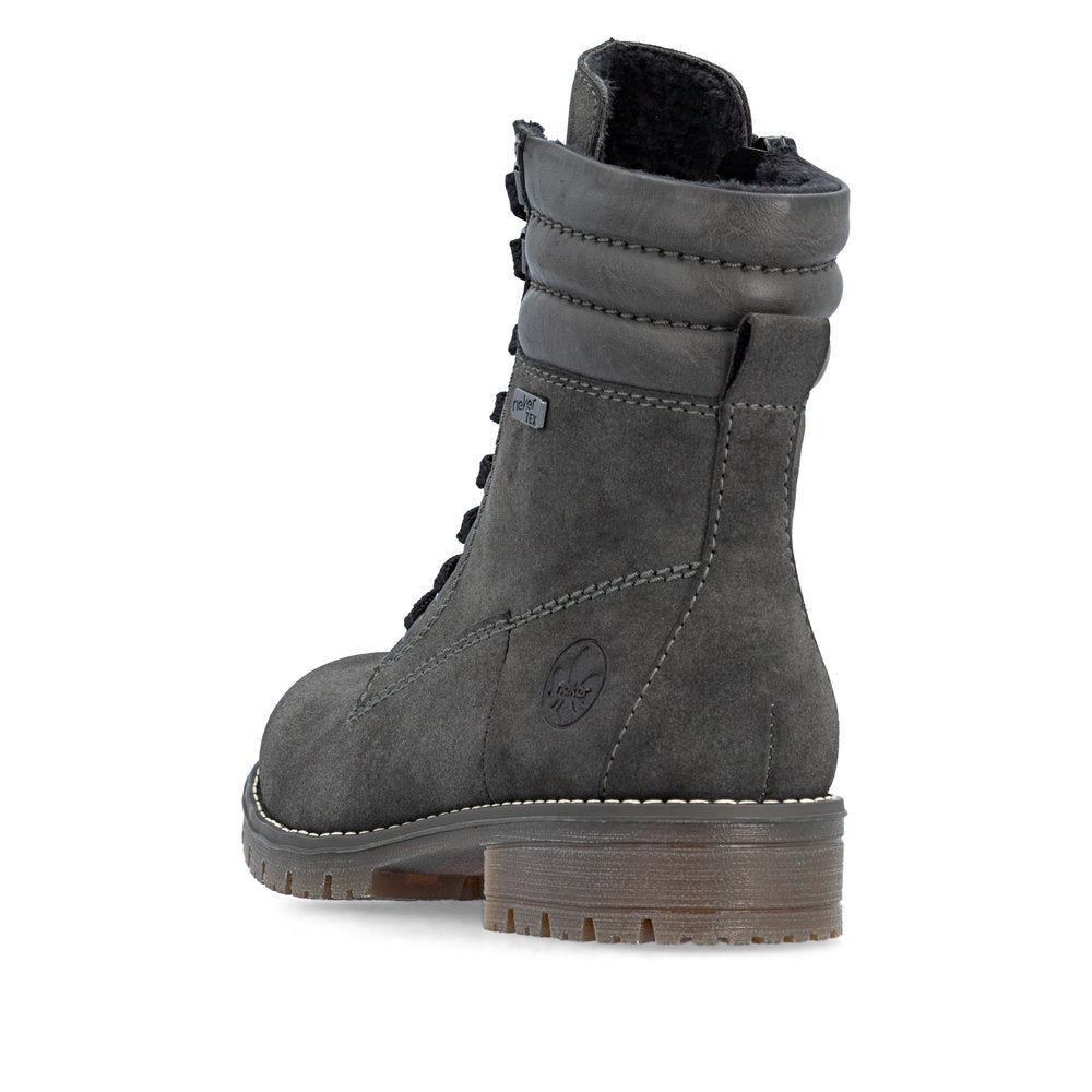 Rieker 79525-45 Grey Mid Height Boots