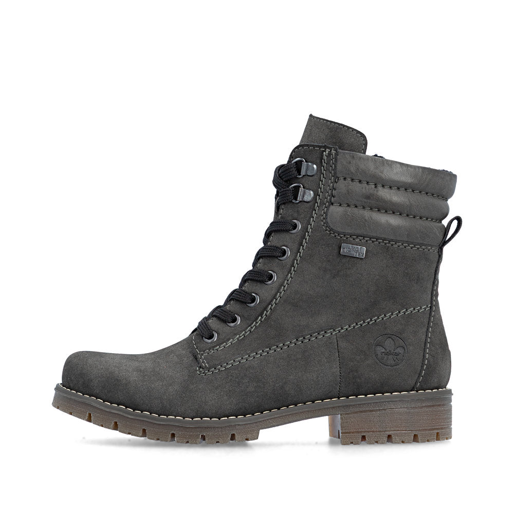 Rieker 79525-45 Grey Mid Height Boots