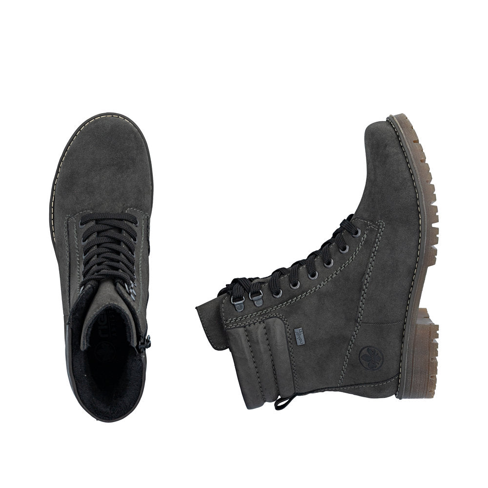Rieker 79525-45 Grey Mid Height Boots
