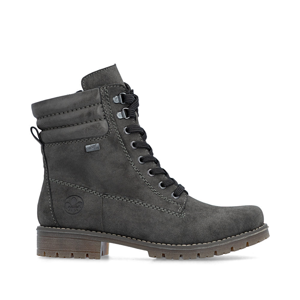 Rieker 79525-45 Grey Mid Height Boots