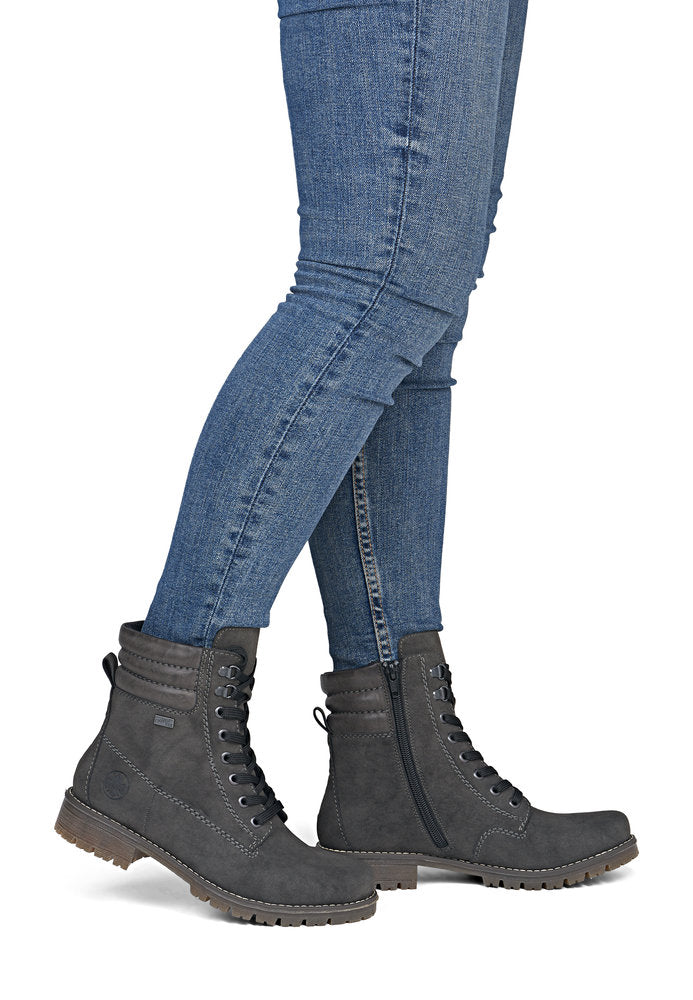 Rieker 79525-45 Grey Mid Height Boots