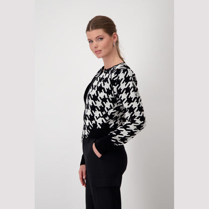 Monari 807784 998 Black Pattern Jacket