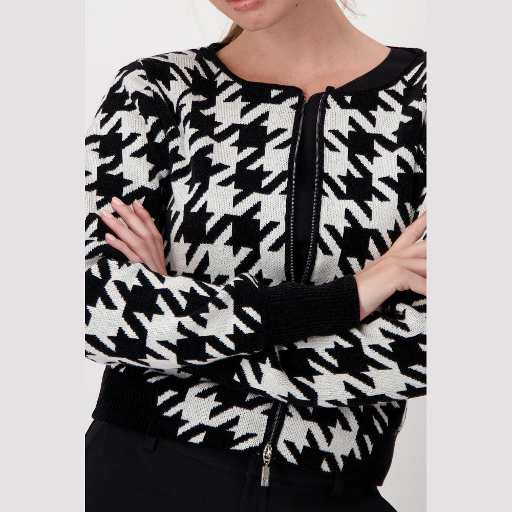 Monari 807784 998 Black Pattern Jacket