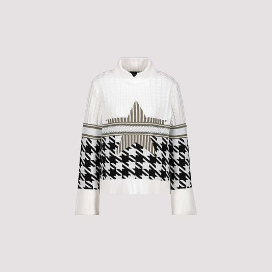 Monari 807786 104 Off-White Pattern Pullover